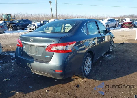 2013 Nissan Sentra Sv z USA, uszkodzony, nr VIN 3N1AB7AP7DL640978